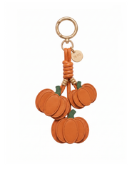 Pumpkin Cluster Bag Charm - Orange