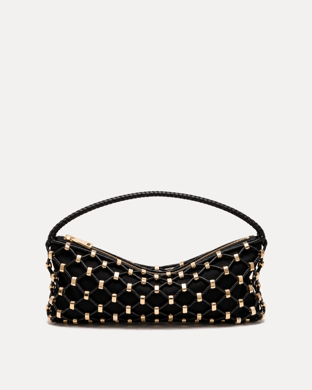 Nova Studded Shoulder Bag - Black