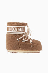 Moon Boot Icon Low Camel Fleece Boots
